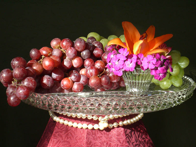 Table Centerpiece with many collectable items